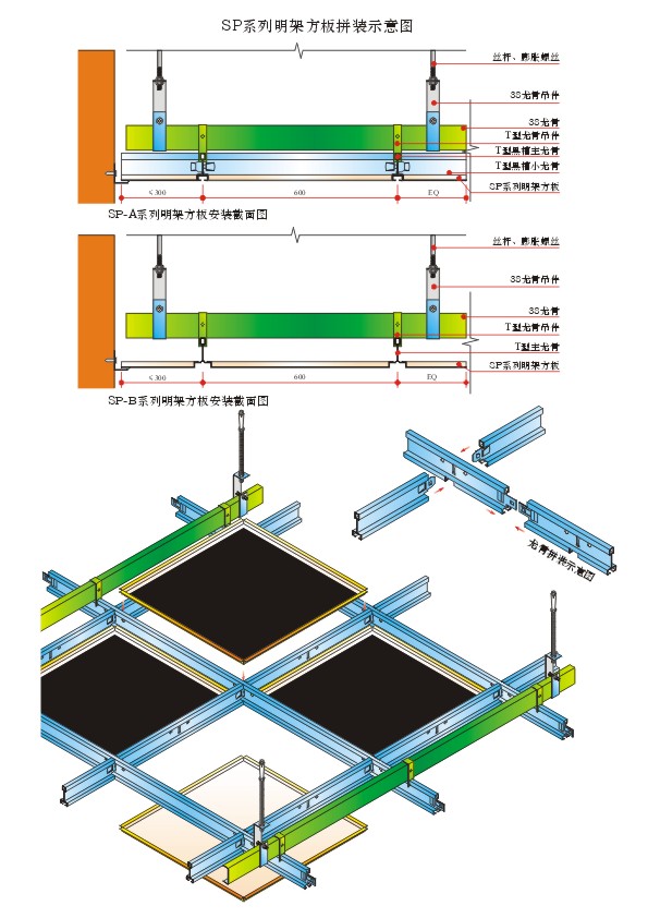 長盛扣板吊頂安裝流程圖